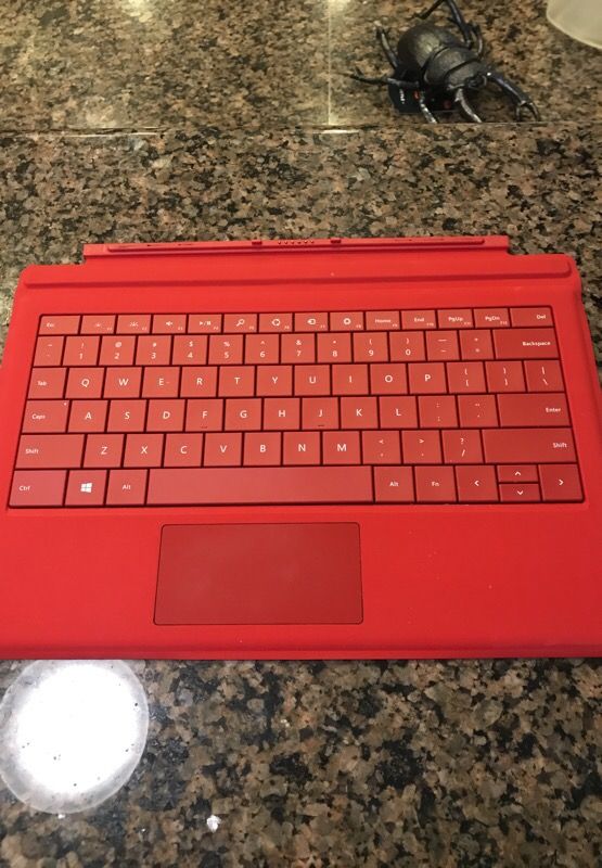 Microsoft Surface Type Keyboard for Surface 3, 4 Red