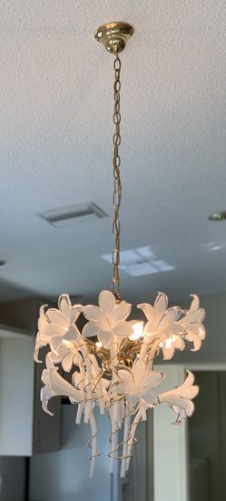 Mint condition vintage murano glass ‘70’s chandelier