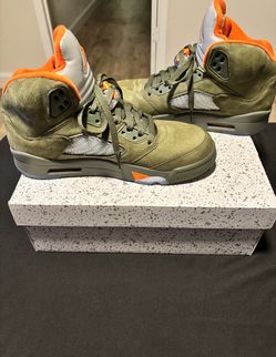 Jordan 5 Olive Size 8
