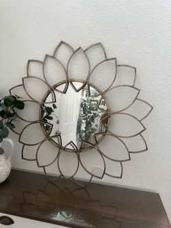 Large wall mirror