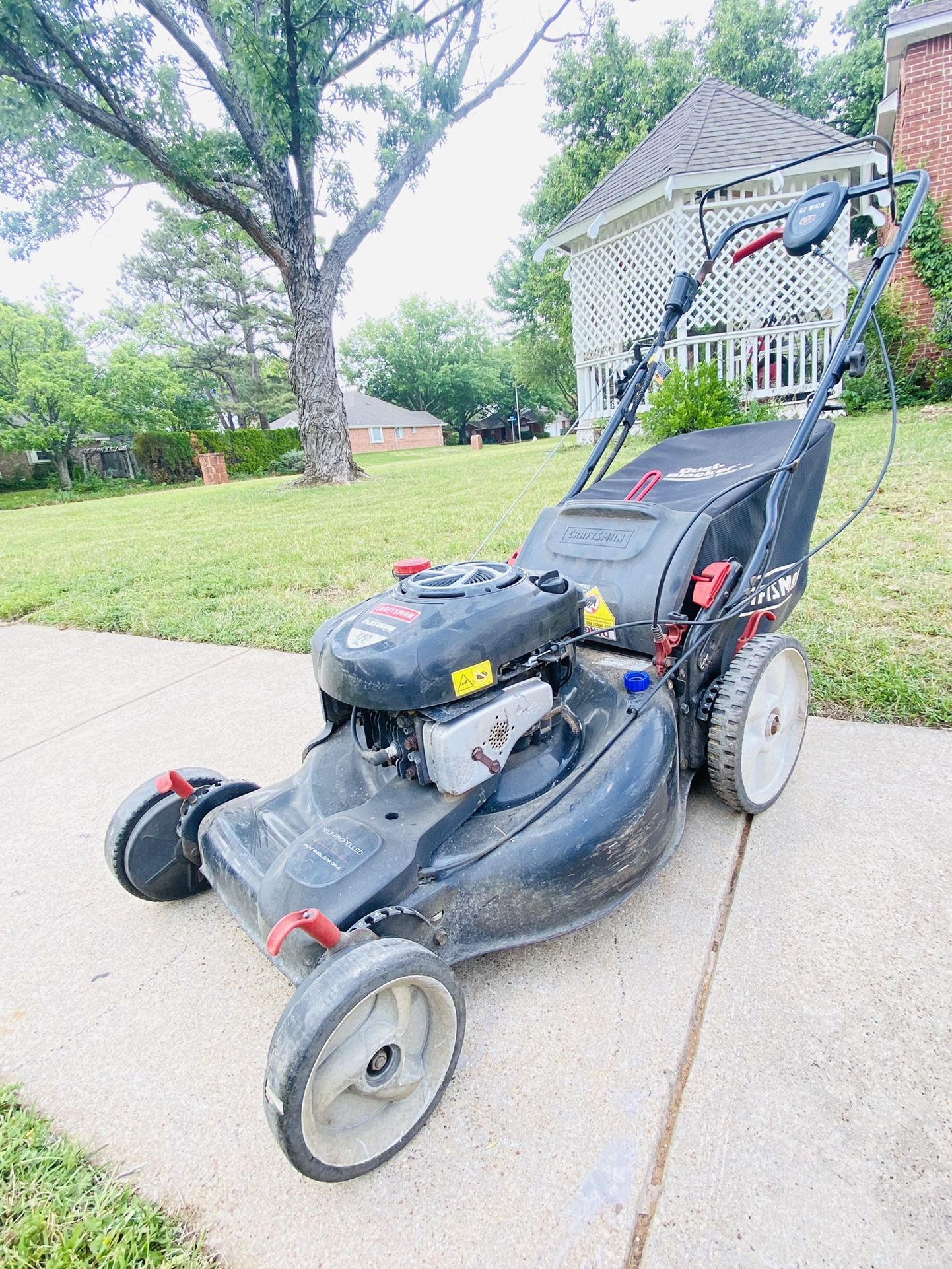 Craftsman ez walk lawn mower 190cc sale