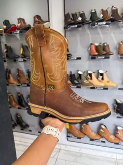 Botas De Piel De México Cómodas Para Trabajar Rodeo 