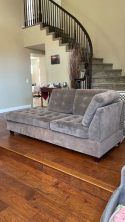 Gray Sofa Lounge Chaise