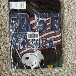 Snoop Dog USA Graphic Tee Baggy Oversized Cotton 