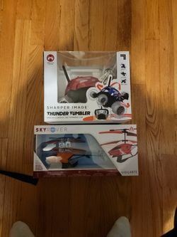 Remote Controlled Tumbler And Helicopter 