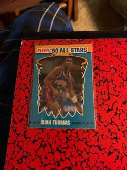 4 Basketball cards Isiah Thomas