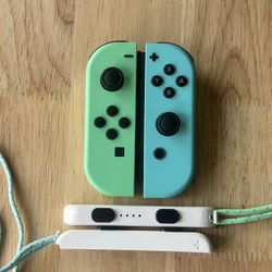 Nintendo Switch Joycons Animal Crossing 