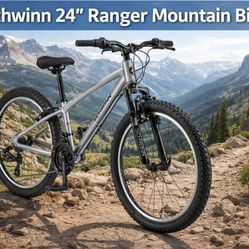Schwinn Ranger 24" (21)Speed Mountain Bike  (Silver)