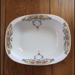 Vintage Bavaria Oval Vegetable Serving Dish/Platter - 9.5" L x 7.5" W