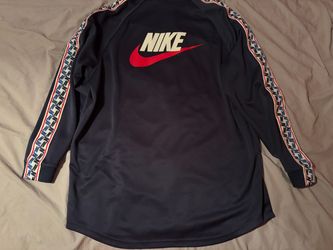 Nike Navy Blue Jacket with White Stripes; Men’s XL