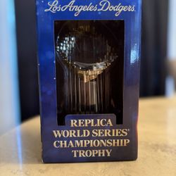 DODGERS WS REPLICA TROPHY - Never Been Opened!