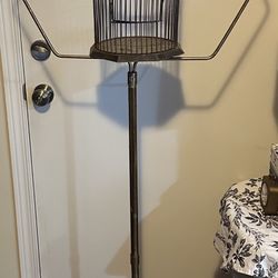 Vintage Bird Cage Stand