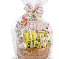 Alder Creek Gift Baskets with delicious gifts wrapped in one basket-Pink