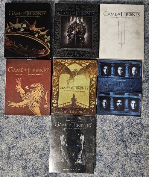 Game Of Thrones Blue Ray Seasons 1-7