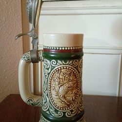 Authentic Avon Lidded Beer Stein