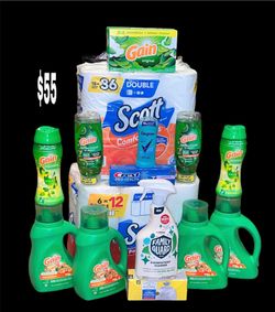 Household Product Gain Scott Degree Colgate Bundle