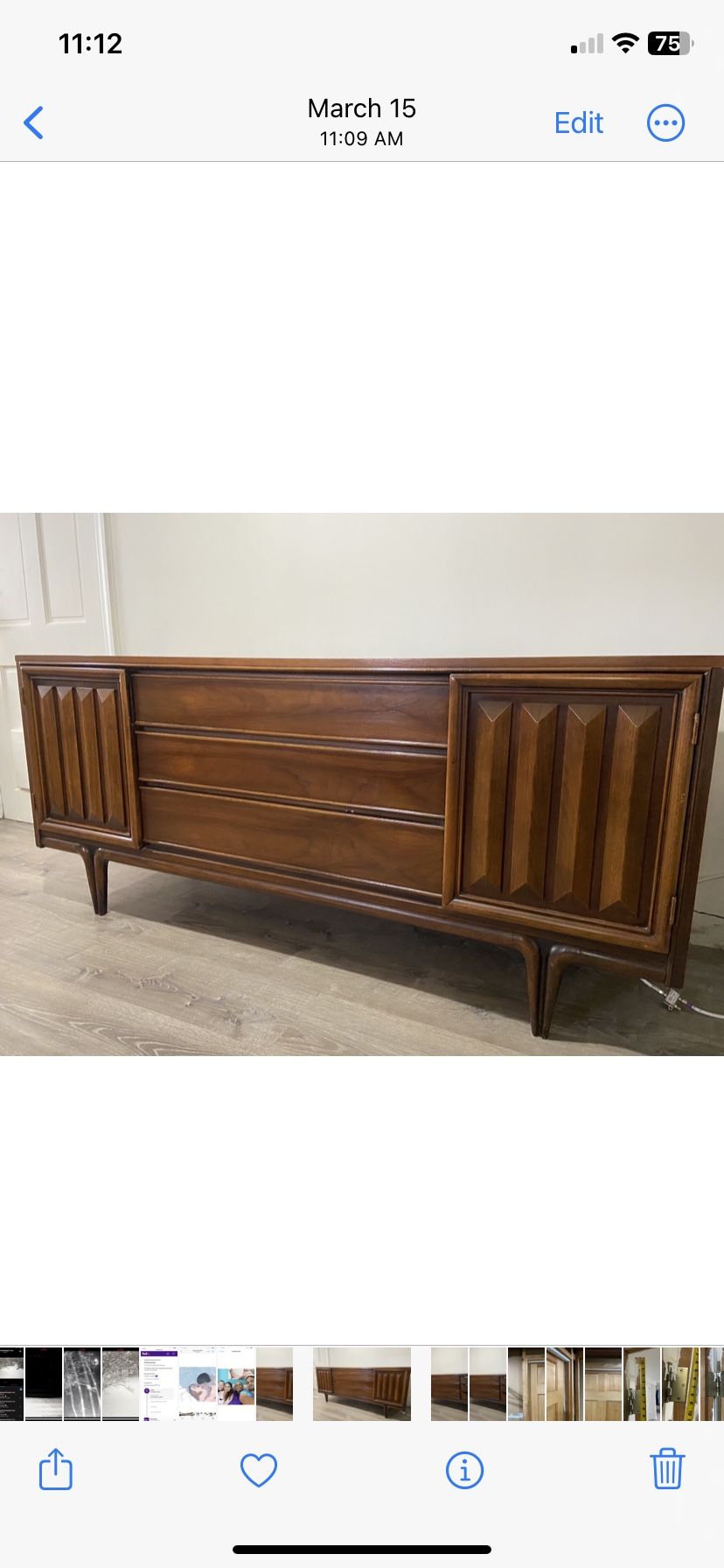 Mid Century Credenza