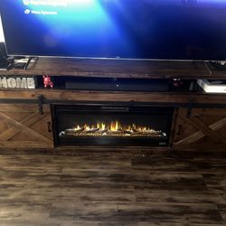 Tv Stand With Fireplace 