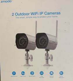 2 Wi-Fi Security Cameras 