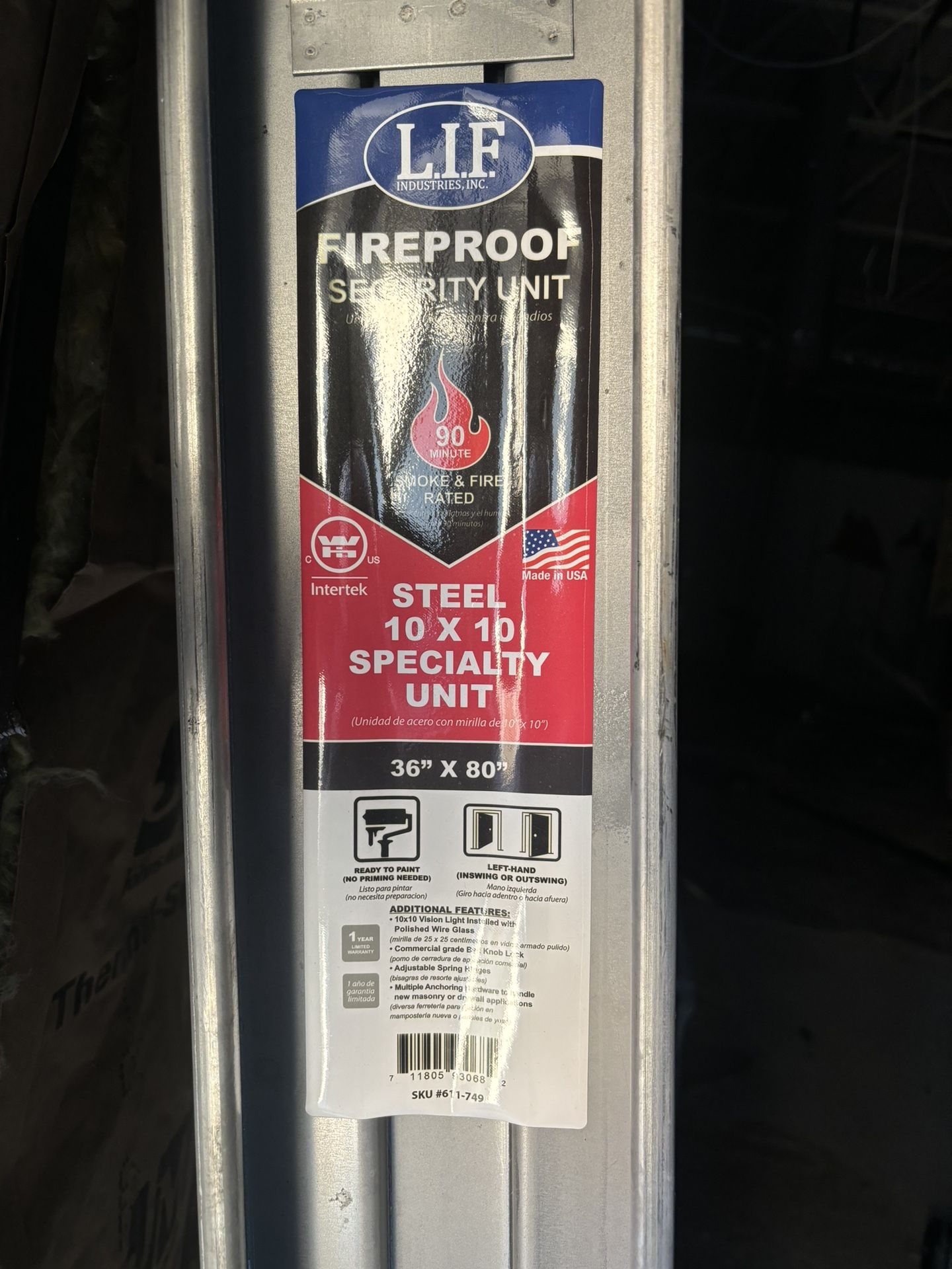 Commercial Steel Exterior Door