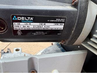 Delta 10” Compound Miter Saw