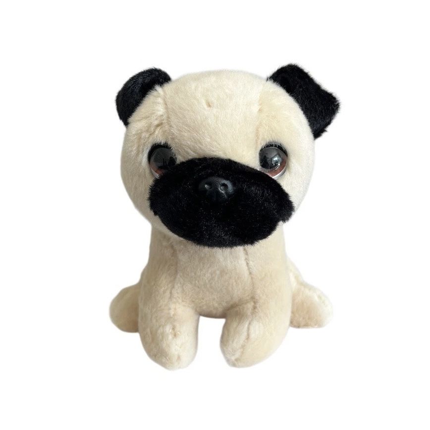 Aurora Petites Preston Pug Puppy Dog Plush Stuffed Animal 6 Inch