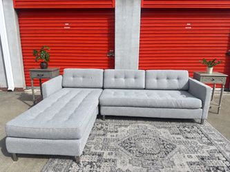 🇲🇽 ✅ ⚡SALE!🚚 DELIVERY🏆 West Elm Drake Reversible Gray Sectional