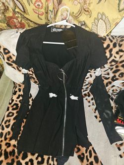 Killstar Anti Everything Zip Dress xl new with tags