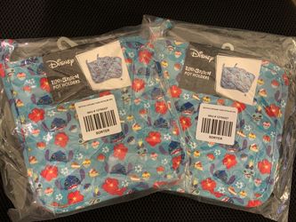 New Set of 4 Disney Lilo & Stitch Hibiscus Cupcake Kitchen Potholders 100% Cotton Pot Holder