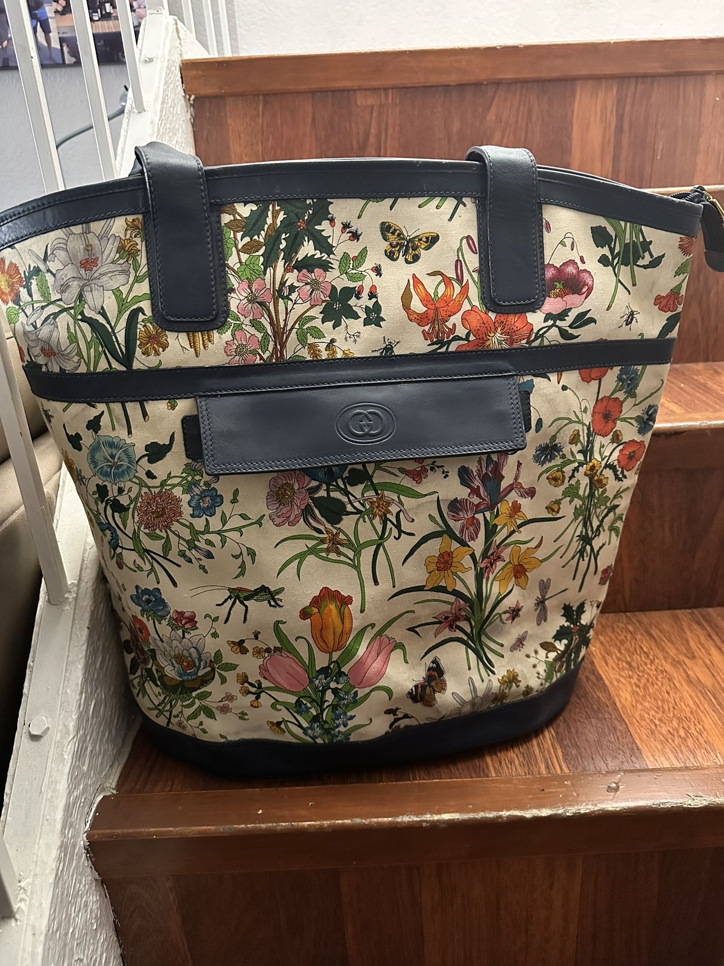 Gucci 1960 Jackie Kennedy Floral Tote XL