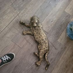 Brass  Lepoard Statue
