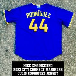 Nike Engineered 2023 City Connect Julio Rodriguez Mariners Jersey Like New Size XL