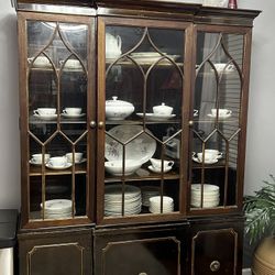 China Cabinet With Fine China Set for Sale in Caledonia WI OfferUp