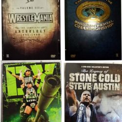 4 Wrestling DVD Sets