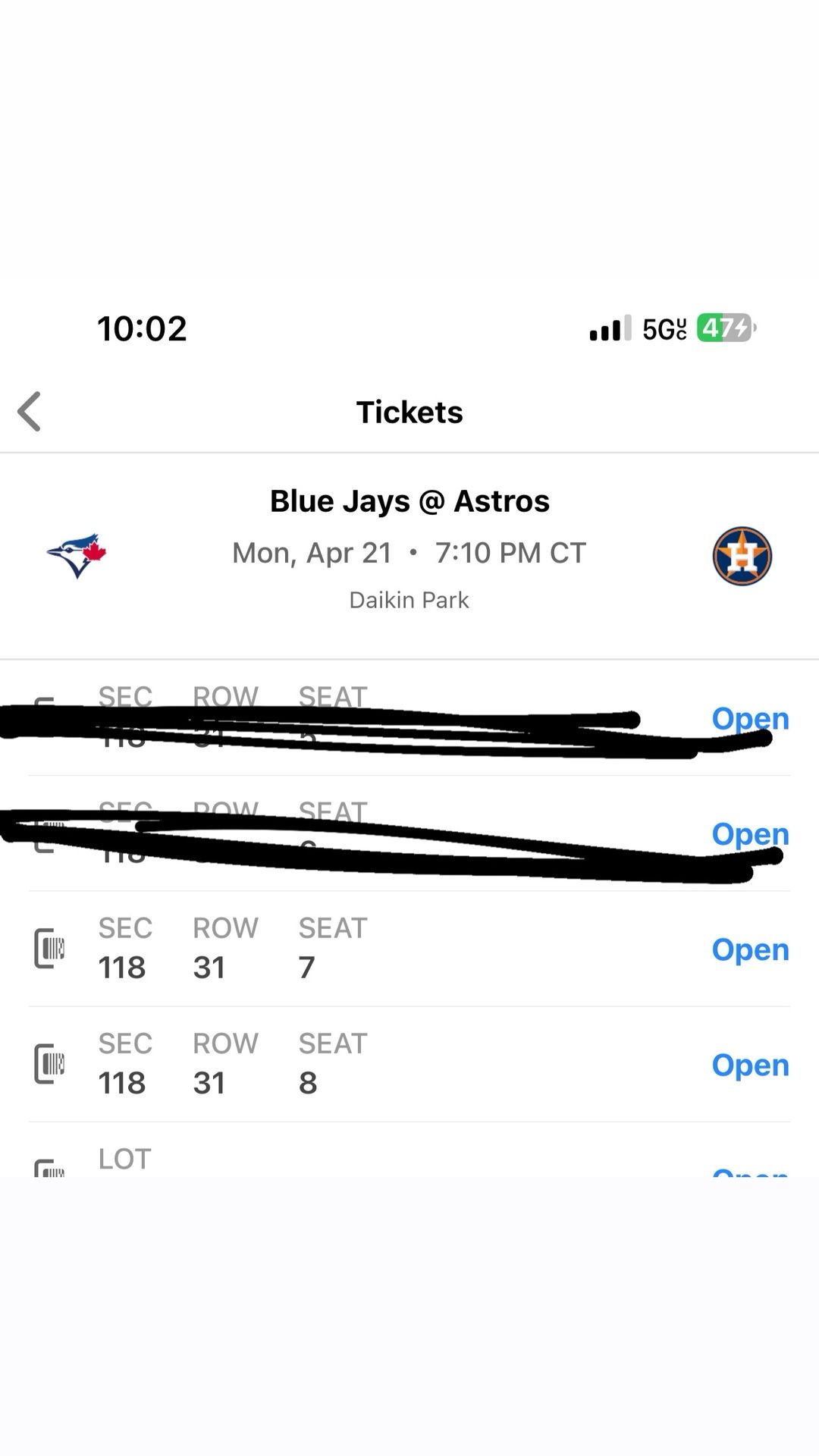 Houston Astros tickets