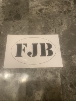 Vinyl Sticker FJB/ Trump