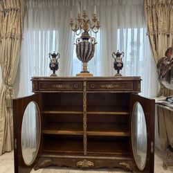 French Cabinet With Stone Counter Top 