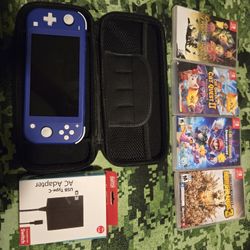 Switch Lite Console And 4 Games