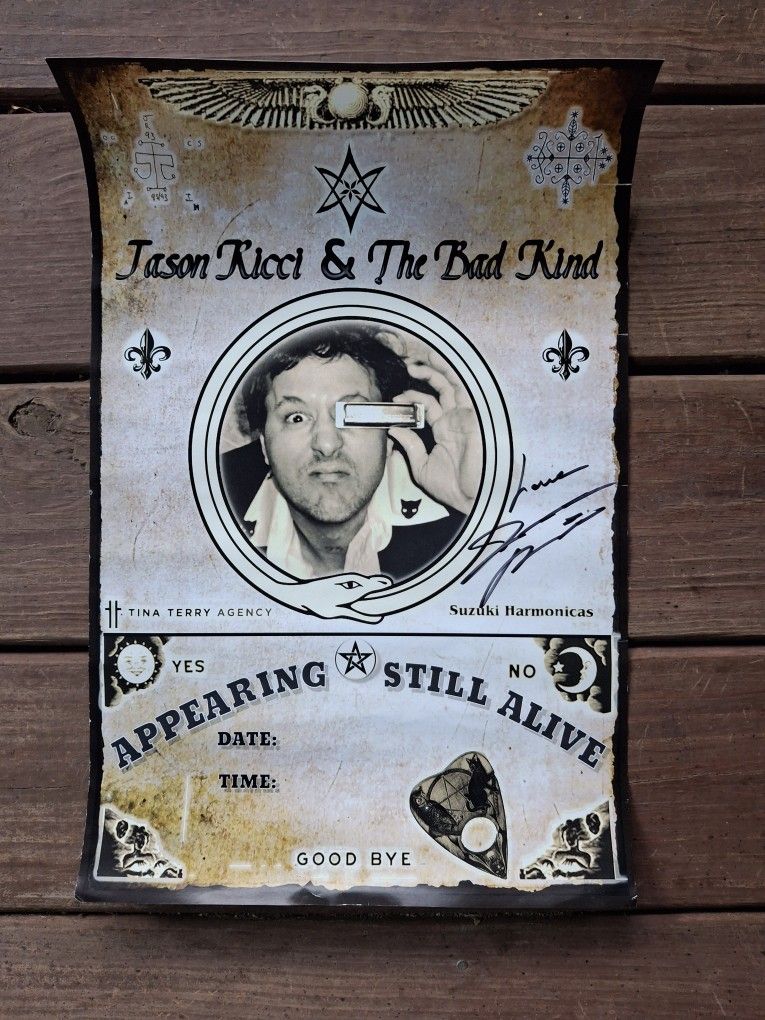 Jason Ricci Signed 2013 Poater