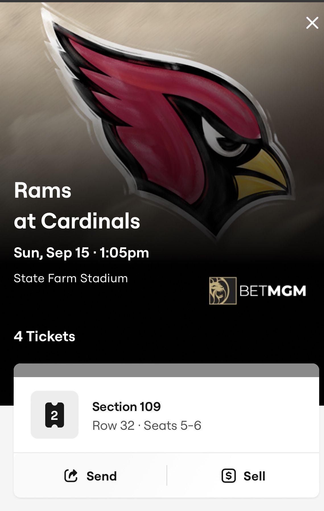 Cardinals VS Rams