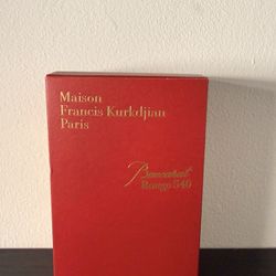 Baccarat Rouge 540 70 ml (can Negotiate)