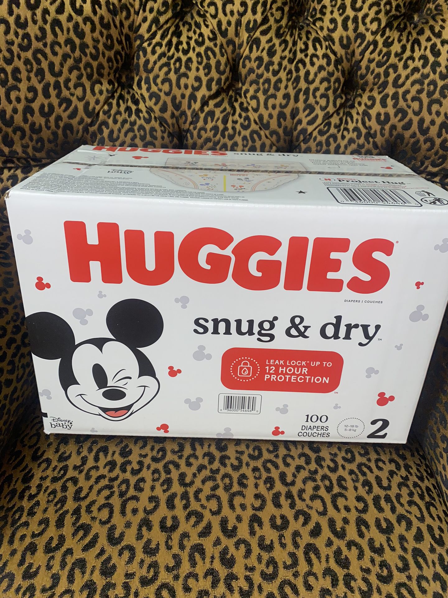 New  Unopened Box Of 100 Huggies Snug & Dry Size 2 $22 Firm On Price