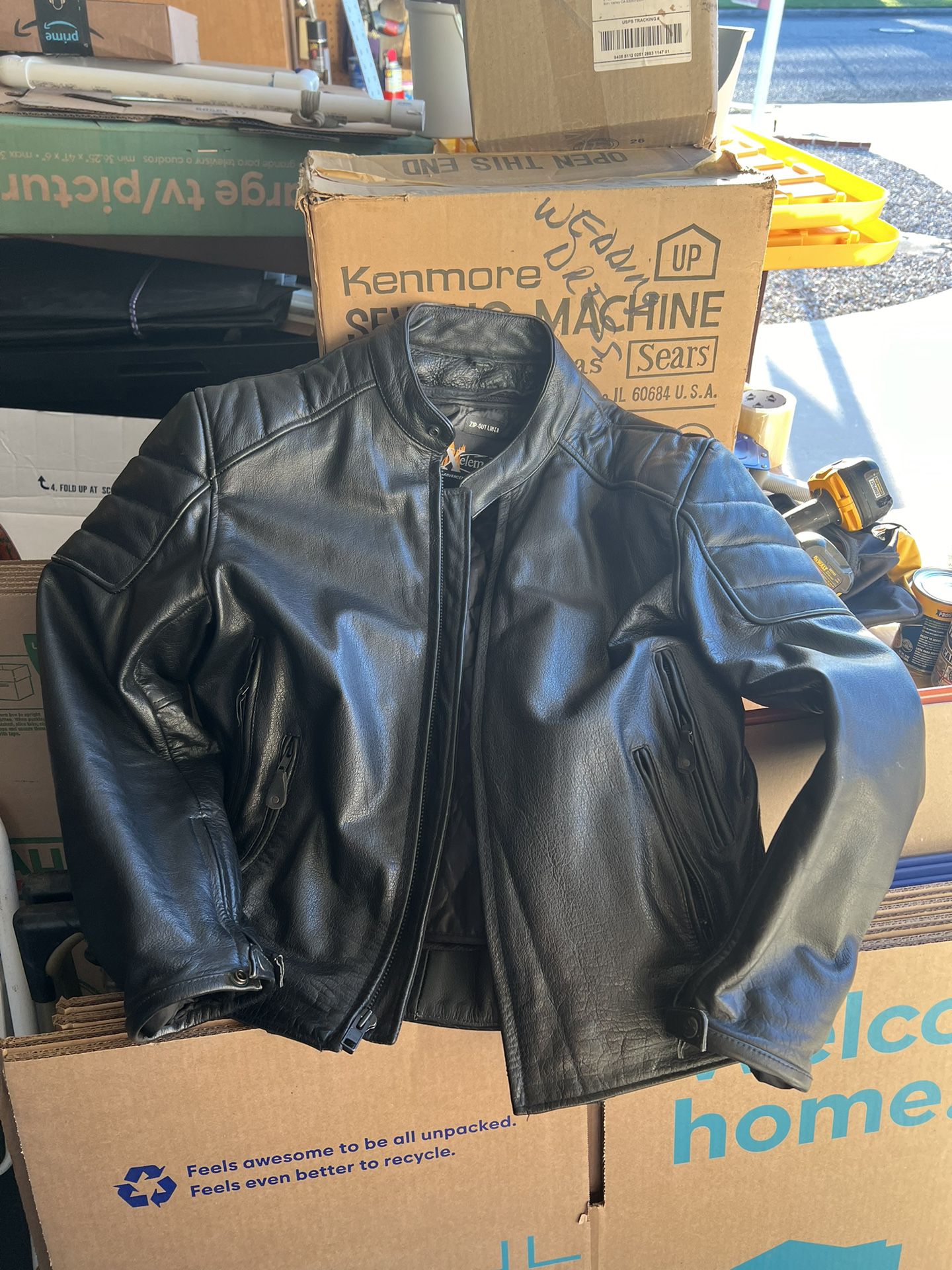 Motorcycle Leather Jacket 