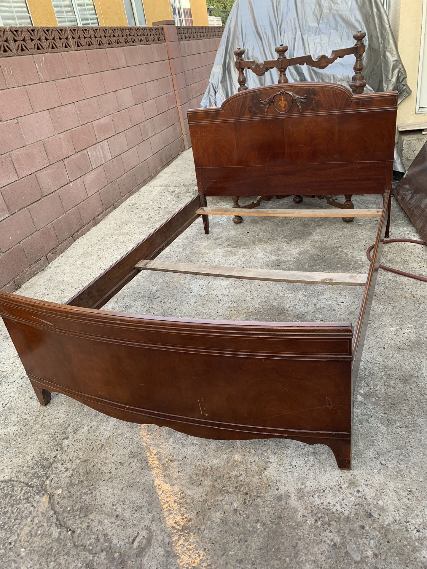 Antique Berkey And Gay Full Bed Frame