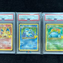 Pokemon PSA 10 Slabs