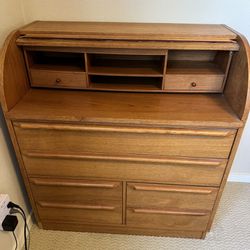 Roll Top Office Cabinet