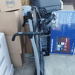 Folding Treadmill with Digital Display - Home Exercise Machine