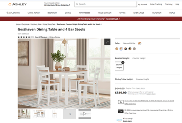 Dining Table - 5 Piece
