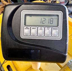 Clack water softener control valve