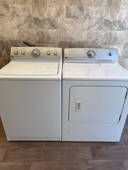 Maytag washer and dryer laundry